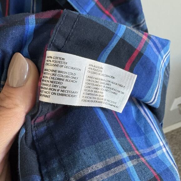 NWT U.S. Polo Assn Button Up Long Sleeve Shirt Men's 2XLT Style 23D311VA CLNV - Picture 6 of 7